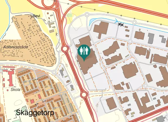 Karta over Bergsvägen