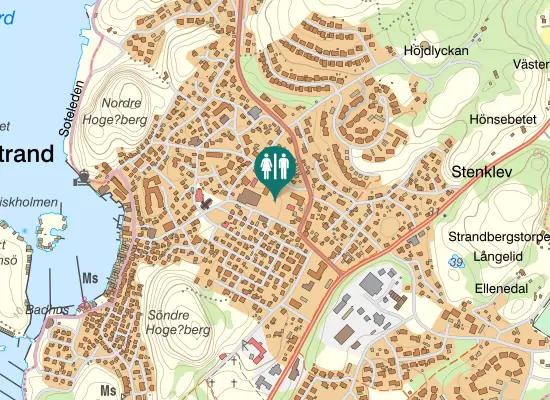 Karta over Torggatan