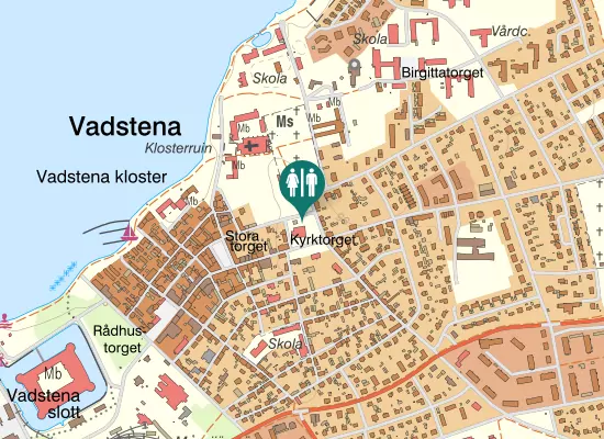 Karta over Klostergatan
