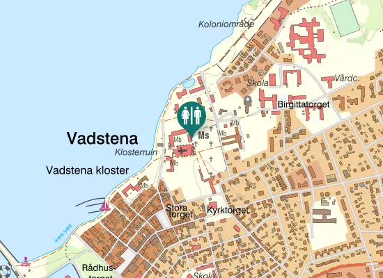 Karta over Lasarettsgatan