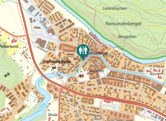 Karta over Munkebrogatan