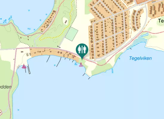 Karta over Biskopsvägen