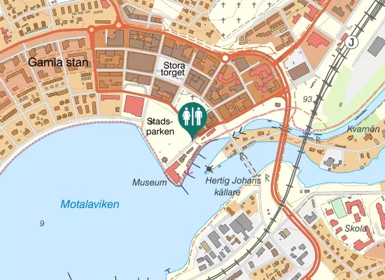 Karta över Platensgatan