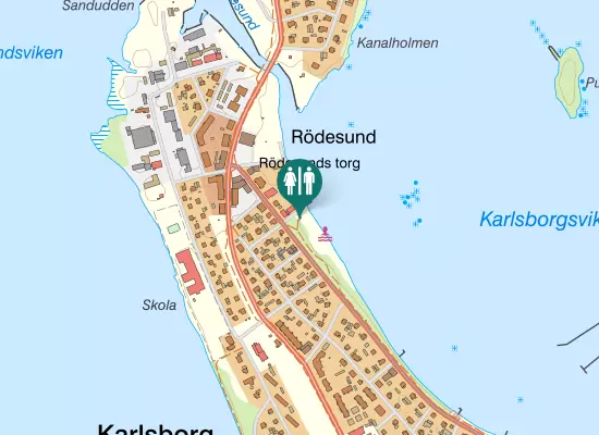 Karta över Brogatan