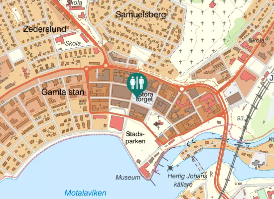 Karta over Stora torget
