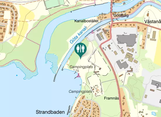 Karta over Skänningevägen