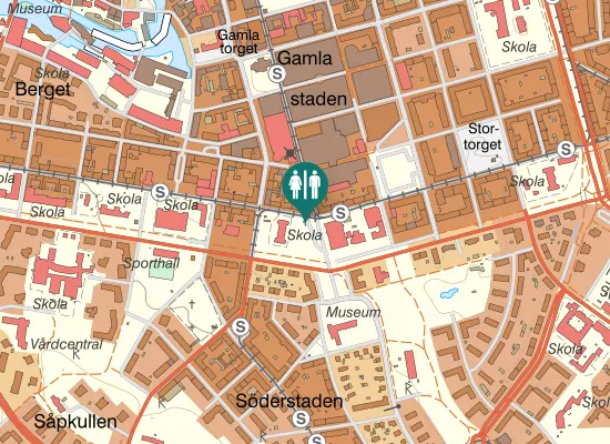 Karta over Nygatan