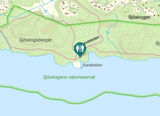 Karta over Sörmlandsleden