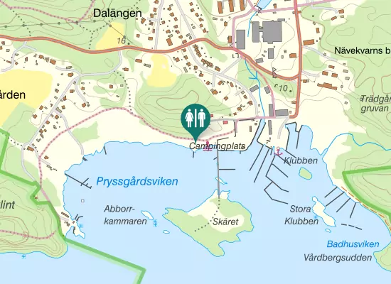 Karta over Sörmlandsleden