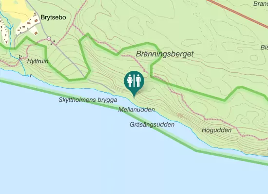 Karta over Kvarsebovägen