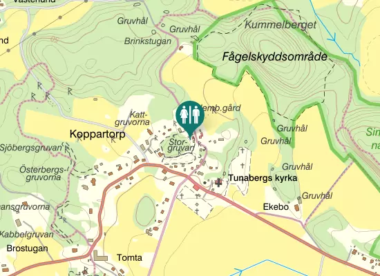 Karta over Sörmlandsleden