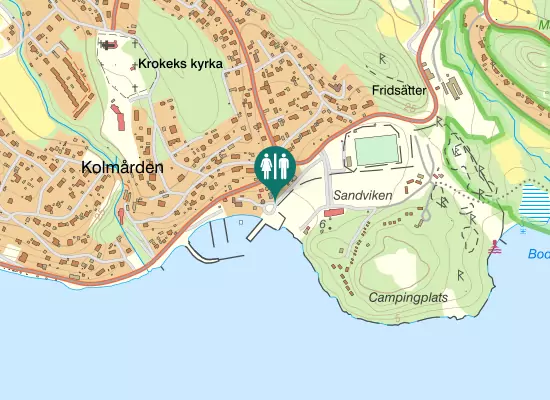 Karta över Hamnbacken