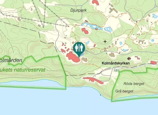 Karta over Vildmarksvägen