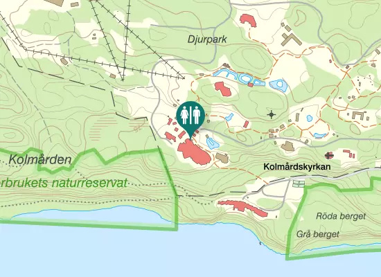 Karta over Vildmarksvägen