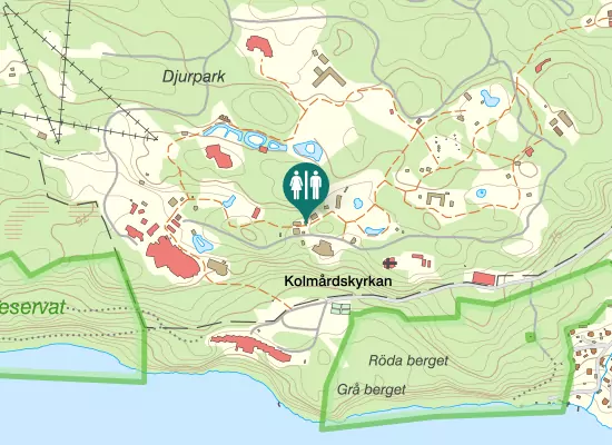 Karta over Vildmarksvägen