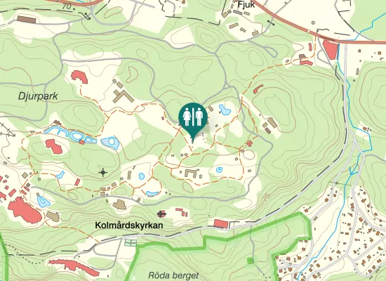 Karta över Vildmarksvägen