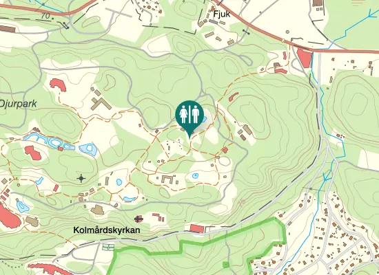Karta over Vildmarksvägen