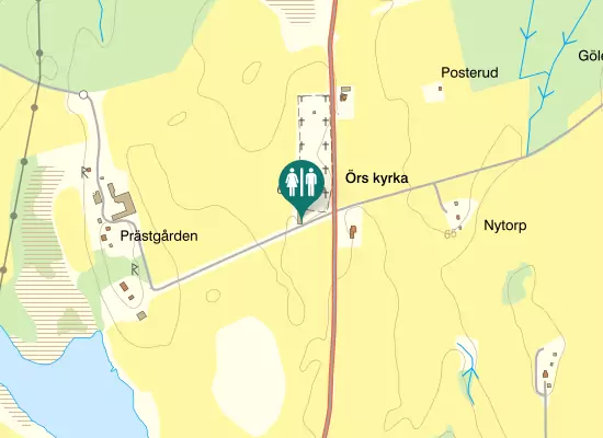 Karta over Brunnsvägen