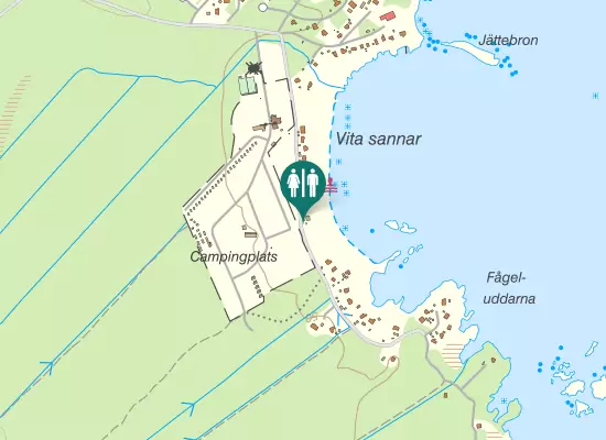 Karta over Strandvägen