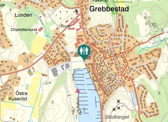 Karta over Tage Wikströms gata