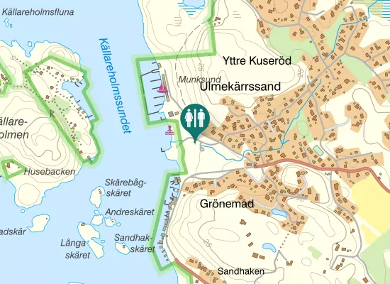 Karta over Kullgrensvägen