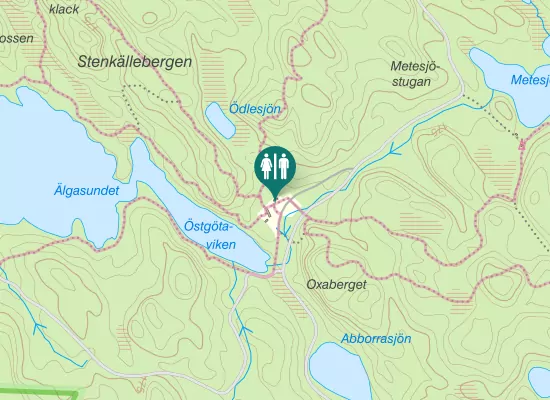 Karta over Kojvägen