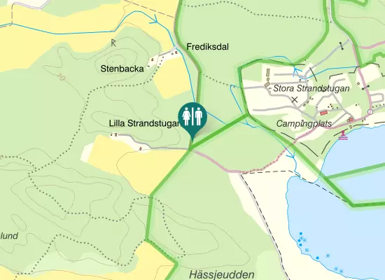 Karta over Tallarvägen