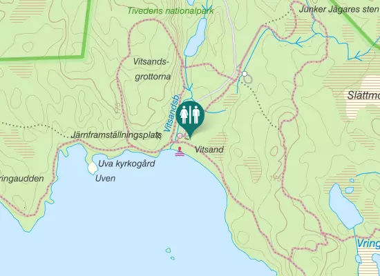 Karta over Vitsandsvägen