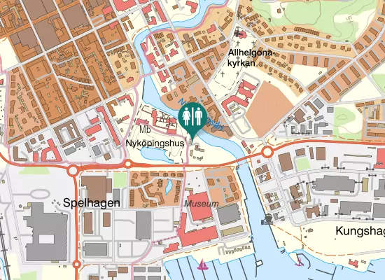 Karta over Hamnvägen