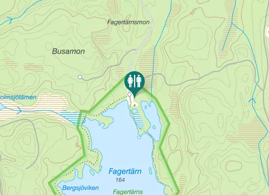 Karta over Kvigetärnsvägen