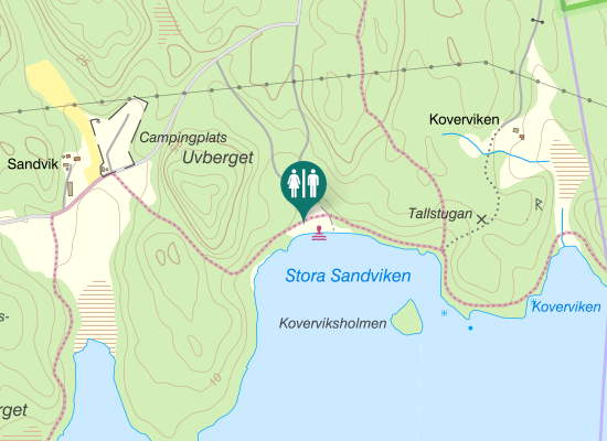 Karta over Sörmlandsleden