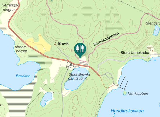 Karta over Sörmlandsleden