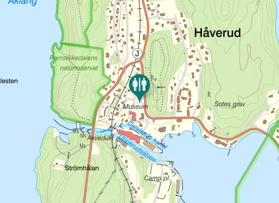 Karta over Museivägen