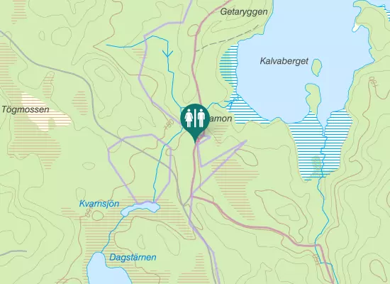 Karta over Romtärnsvägen