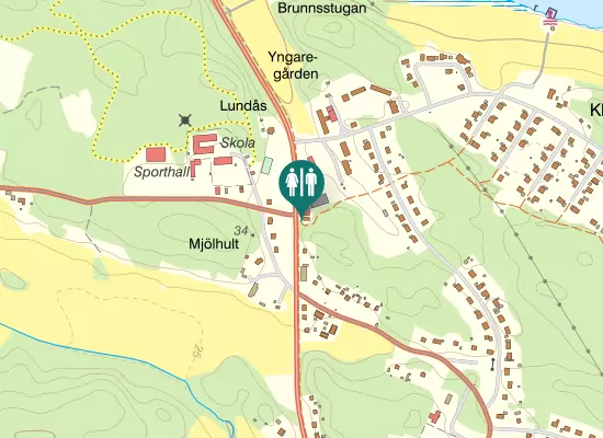 Karta över Vedebyvägen