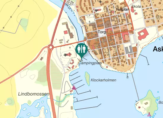 Karta over Södra infarten