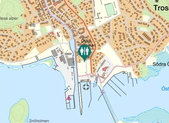 Karta over Fyrvaktaregatan