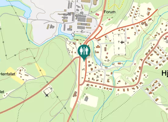 Karta over Norrköpingsvägen