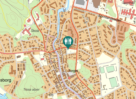 Karta över Smäckbrogatan