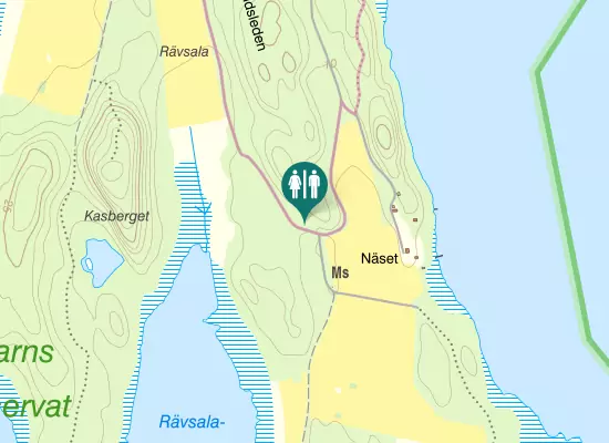 Karta over Sörmlandsleden
