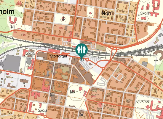 Karta over Fabriksgatan
