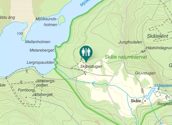 Karta over Sjövägen