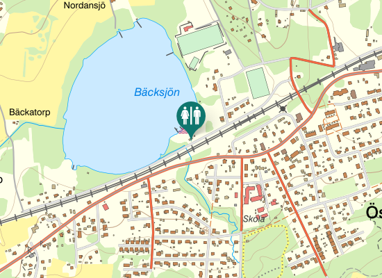 Karta över Laggartorpsgatan