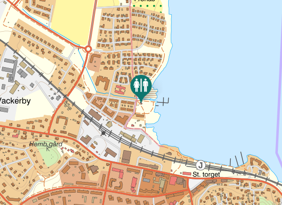 Karta över Kyrkstigen