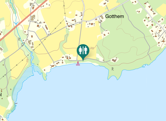 Karta över Rudskogavägen