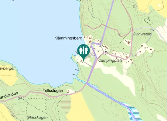Karta over Sörmlandsleden