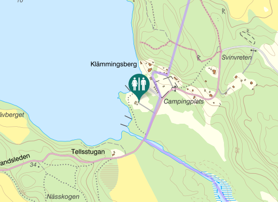 Karta över Sörmlandsleden