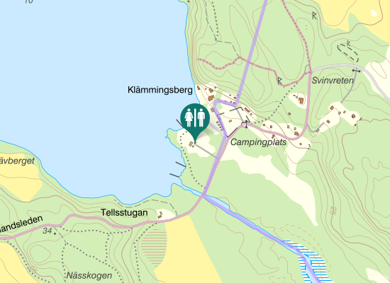 Karta över Sörmlandsleden