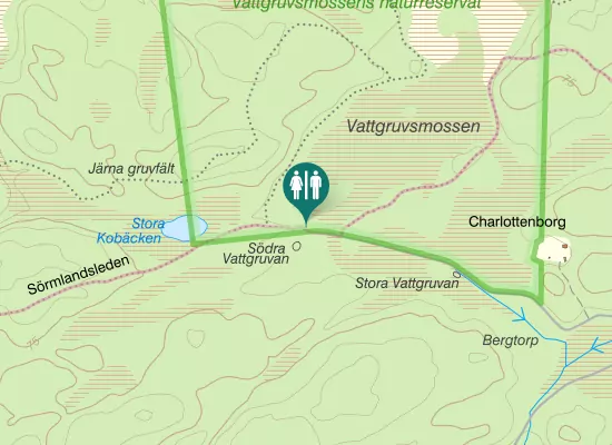 Karta over Sörmlandsleden
