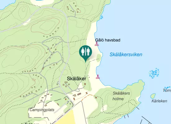 Karta over Askviksvägen